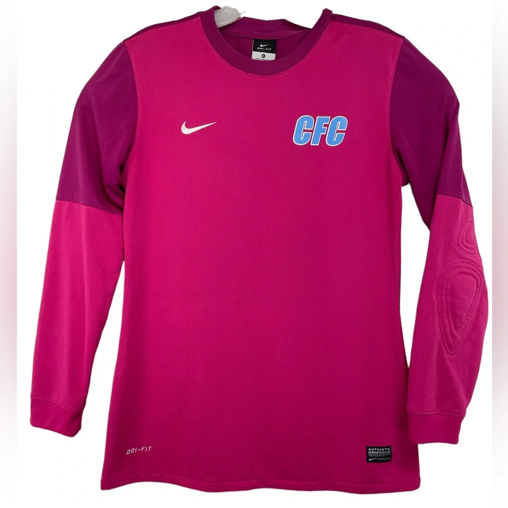 Nike CFC Soccer Womens Sz Medium Magenta Pullover Shirt (BB12) NW/OTs